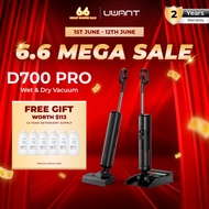 【#1 D-Shape Roller】Uwant D700 Pro Wet and Dry Cordless Vacuum Cleaner | D-Shape Roller Brush | 100°C