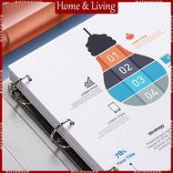 AOTO A4 File Binder 4-ring Binder 2-ring Binder Expandable A4 File Folder Document Organizer 220 She