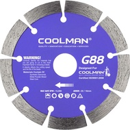 COOLMAN 4" DIAMOND DISC G88 DRY SEGMENTED BLADE