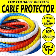 [Foldie.sg] 1.1m-5.5m Wholesale Bike Cable Bicycle Foldie Brake Housing Wrap Folding Protector Color Tie Foldable Hito