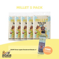 SOAR Millet Tofu Cat Litter 6L/2KG 5 Packs Combo For Livestream