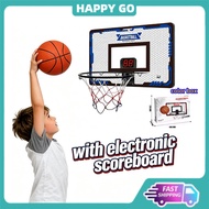 【 24h】Mini Hanging Basketball Hoop Kids Basketball Ring With Score Counter Can Dunk Shatterproof Bac