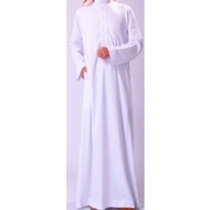 jubah lelaki putih daffah untuk umur dan haji and hafiz