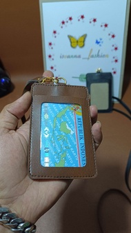 isvanna [BISA COD] ID CARD 4slot KULIT KARTU  NAMA CARD HOLDER TERMURAH