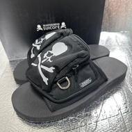 mastermind japan world mmj mmw x suicoke pock-lb black sandals 黑色 拉鏈暗袋 拖鞋