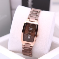 Jam Wanita Alexandre Christie Ac 2455 Ac2455 Brown Rosegold