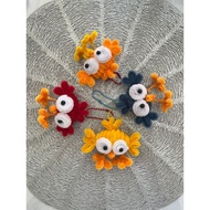 GANTUNGAN Angry Bird Keychain Cute Aesthetic Bird Keychain Strap Phone Pipe Cleaner Hand Made Gift S