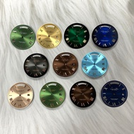 31mm Watch Dial Green Luminous Stick Index Dial Watch Accessories for 8285 Movement