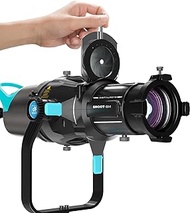 DF DIGITALFOTO Optical Snoot Bowens Mount Gobo Projector with Iris, Projection Attachment for Photog