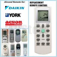 Ali remote control for Daikin York Acson aircond Daikin York Acson air conditioner air conditioning