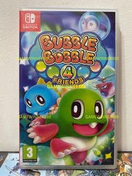 《今日快閃價》（中古二手）Switch NS遊戲 泡泡龍4 伙伴 Bubble Bobble 4 Friends 歐版中英日文版 （可1-4人遊戲 派對遊戲 多人遊戲 Party Game）