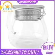 Heat Resistant Coffee Pot Hand Brewing Coffee Pot Steel Cover Transparent Sharing Pot Glass Brewing 