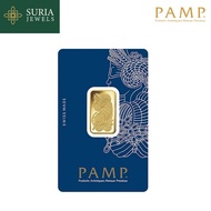 SURIA JEWELS | [10 gram] PAMP Suisse Gold Bar - Lady Fortuna (999.9)