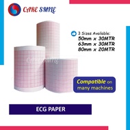 ECG Paper Medical Chart Paper 50mm 63mm 80mm For ECG Machine 1 Roll