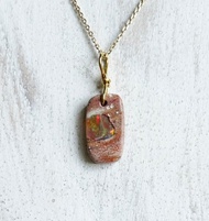 K24 純金 Cantera 蛋白石 墜飾/耳環 ◇K24 Pure Gold Cantera Opal Pend