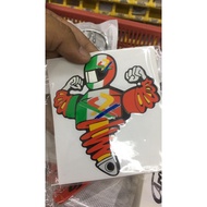 reflector sticker pangkah orang kuat Benetton