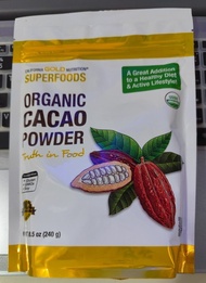 California Gold Nutrition 有機可可粉  Cacao Powder 240g