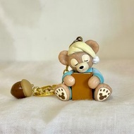 Disney Duffy 迪士尼 睡衣 達菲熊 復古 擺件 收藏 公仔 鑰匙圈