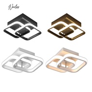 [Noel.sg] Double Square Ceiling Light Modern Minimalist Lamp Home Energy Saving Lighting