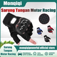 Monqiqi Racing Motorcycle Gloves Men's Motorcycle Gloves Work Gloves Half Finger Women Cross TraiL A
