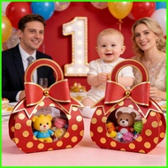 Wedding Favor Boxes Elegant Clear Window Decor with Handle Party Favor Boxes for Candy Chocolate Val