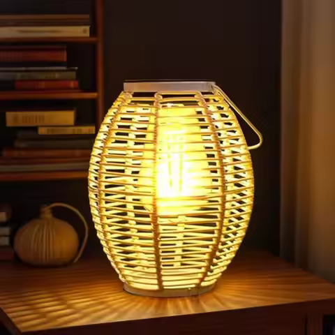 Solar Lamp Base with LED Bulb Atmosphere Decorate Light Holder IP44 Waterproof Courtyard Light Base 