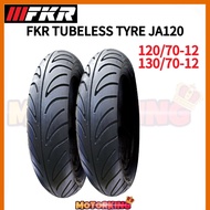 FKR TUBELESS TYRE JA120 120/70-12 130/70-12 TAYAR TUBELESS FKR SIRIM APPROVED