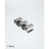 Plus Werk - M+02 - Mini Wall Shelf, Stainless Steel