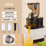 Slow Masticating Juicer Cold Press Jucier Machines Reverse Function &amp; Quiet Motor Easy to Clean with Brush Recipe for Vegetables And Fruits Grey