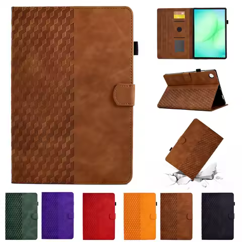Coque For Samsung Galaxy Tab A11 Case 8.7 inch Luxury Stand Wallet Tablet Funda For Galaxy Tab A11 8