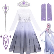 Frozen 2 Dress Kids Dresses For Girs Elsa Anna Costume Carnival Birthday Party Snow Queen Princess Dress