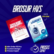 Print Custom Brochures & Flyers, A6 A5 A4 Size, 100gsm HVS Material, Economical