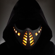 Cyberpunk LED Mask Halloween Carnival Live CS Tactical with Light Mask