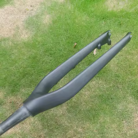 Full Carbon 3K Matt MTB Fork 29er Mountain Bike Fork 29"inch Disc Brake Tapered 1-1/8 to1-1/2 Fork Q