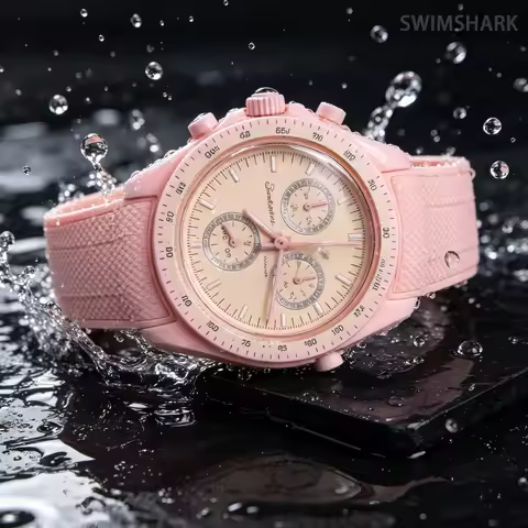 Swatch Omega Strap For Omega Swatch 20mm Curved Watch Strap Speedmaster MoonSwatch Planet Snoopy Wat