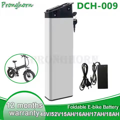 DCH-009 Folding Electric Bicycle Lithium Battery LO26 20LVXD 250W 750W 52V 48V 18Ah 17Ah 16Ah 15Ah 1