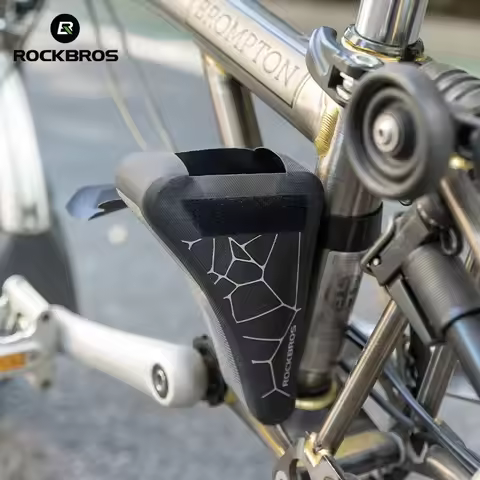 ROCKBROS Folding Bicycle Waterproof Triangle Bags for Brompton Bike 0.32L Portable Mini Brompton Bag