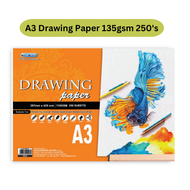 A3 Drawing Paper 135gsm/165gsm 250s  420mm x 297mm  / A3 Kertas Lukisan 135gsm/165gsm 250s  420mm x 