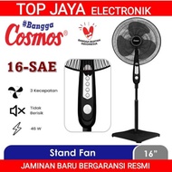 COSMOS STAND FAN 16 INCH (BLACK) 16 SAE COSMOS STANDING FAN 16 INCH NEW SERIES
