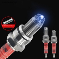loveshopping1 1PCS 10mm Motorcycle Iridium Spark Plug Three Jaw Three-Pole Energy-saving Spark Plug 