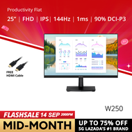 PRISM+ W250 25" 144Hz Productivity Flat Monitor [1920 x 1080][NEW UPGRADE FROM 24]