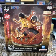 【全新未拆封】一番賞 海賊王 戲劇回憶 最後一獎 艾斯&路飛 手辦 3F 全新