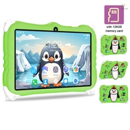 Kids Tablet 7-inch Android 10 4GB+64GB 1960*1080 High-Clear Screen Learning Tablet Safe Protective D