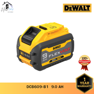 DEWALT แบตเตอรี่ Flexvolt 60/20 โวลต์ 9 Ah รุ่น DCB609-B1 ประกัน 1 ปี ของแท้ Dewalt
