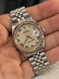 ✅🌕DJ🥛罕有羅馬字奶面五珠帶✅勞力士Rolex Datejust 16234✅16233，16234✅ 靚殼-靚狀態-機芯狀態良好 ✅實體交收🏠保證原裝正貨✅