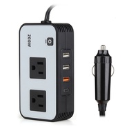 Car Charger 200W Car Power Inverter DC 12V to 110V AC Car Plug Adapter Socket with USB Fast Charger