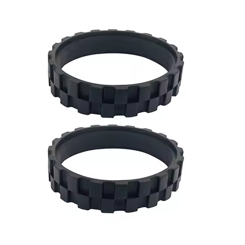 Buy Now!2PCS for Roborock S5/T6/T7 Accessories Xiaomi Walking Wheel Tire Skin Replacement Robot Vacu