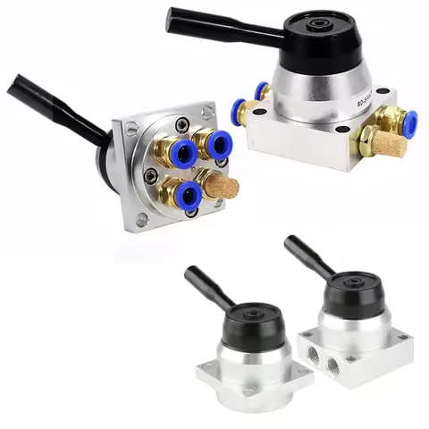 Pneumatic manual manual rotary valve K34R6-8D/K34R6-8L manual valve cylinder control valve 3-positio