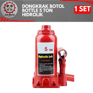 Dongkrak Botol bottle 5 ton 5ton Hidrolik Hydraulic Jack truck mobil/dongkrak mobil/dongkrak