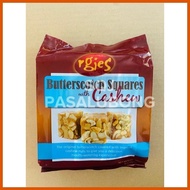 ↓ ☂ ☈ Rgies Butterscotch Squares with Cashew Nuts 170g - Iloilo Pasalubong